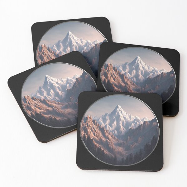 Item preview, Mountain View, Snowy Peaks designed and sold by Aquillashop.