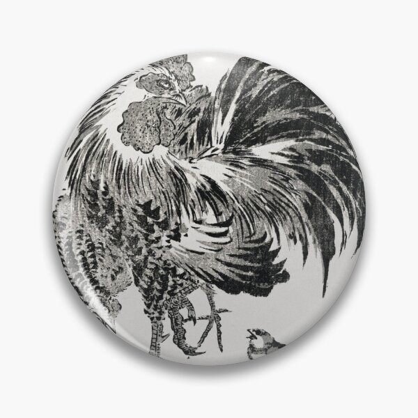 Item preview, Rooster and Sparrow in Monochrome designed and sold by MINE Design-Works.
