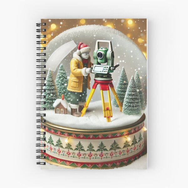 Item preview, Geodesy Snow Globe - A Surveyor's Holiday Charm designed and sold by JDGeoShop.