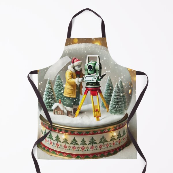 Item preview, Geodesy Snow Globe - A Surveyor's Holiday Charm designed and sold by JDGeoShop.