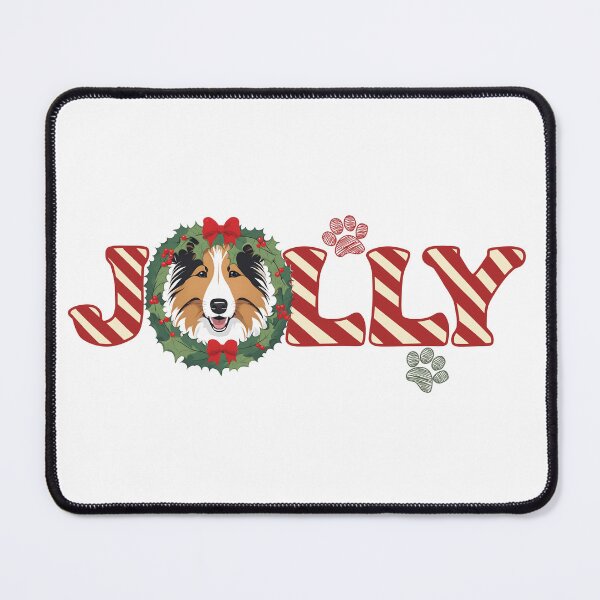Item preview, Jolly Christmas - Rough Collie Nose Edition designed and sold by GoodyPaws.