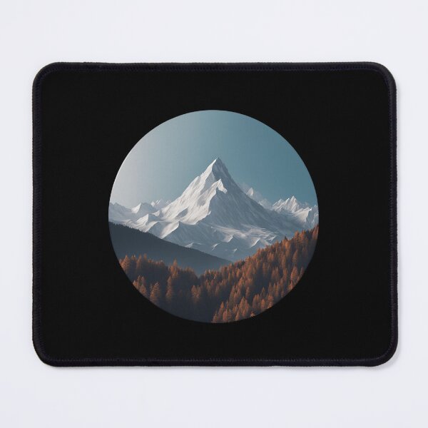 Item preview, Mountain View, Snowy Winter Peaks designed and sold by Aquillashop.
