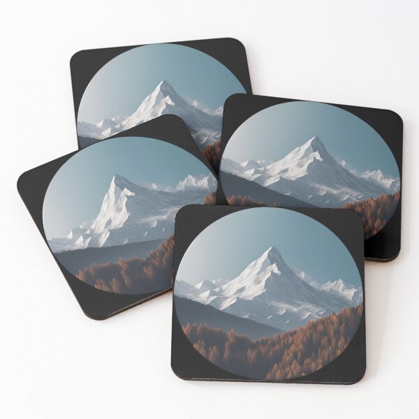 Item preview, Mountain View, Snowy  Winter Peaks designed and sold by Aquillashop.