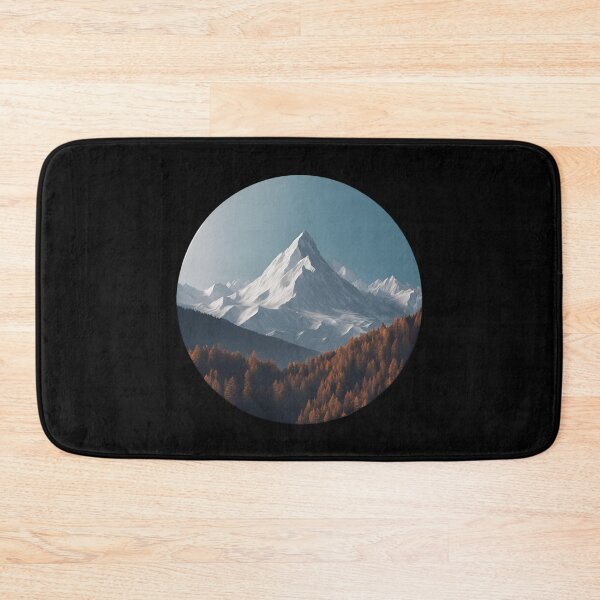 Item preview, Mountain View, Snowy  Winter Peaks designed and sold by Aquillashop.