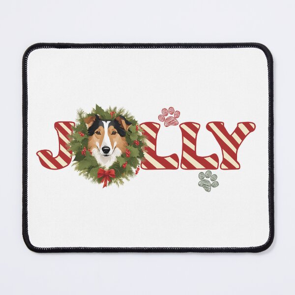 Item preview, Jolly Christmas - Smooth Collie Nose Edition designed and sold by GoodyPaws.