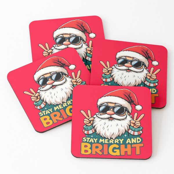 Item preview, Stay Merry And Bright Santa designed and sold by AlphaTeez.