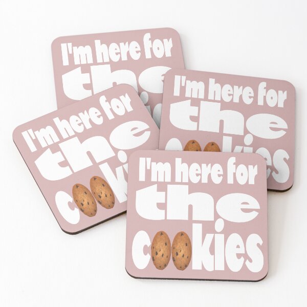 Item preview, Cookies. Gingerbread. Christmas Cookie. Cute. Party. Happy Holidays. I'm here for the cookies (pale pink background) designed and sold by bekksa.