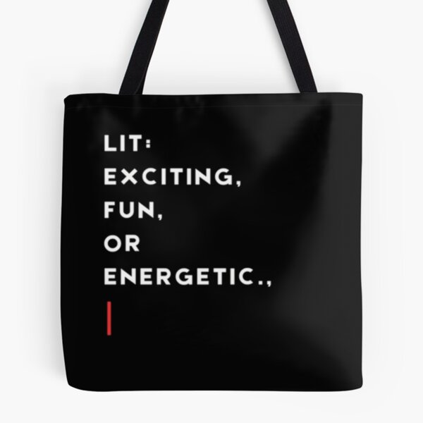 Item preview, Lit: Exciting, fun, or energetic.,_Black designed and sold by oceanisea.