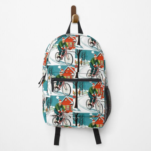 Item preview, MTB Rider’s Classic Snowy Christmas Journey designed and sold by GrizzlyCollective.