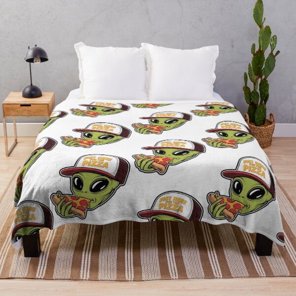 Item preview, Just Here For The Pizza Alien designed and sold by Krieghorn.