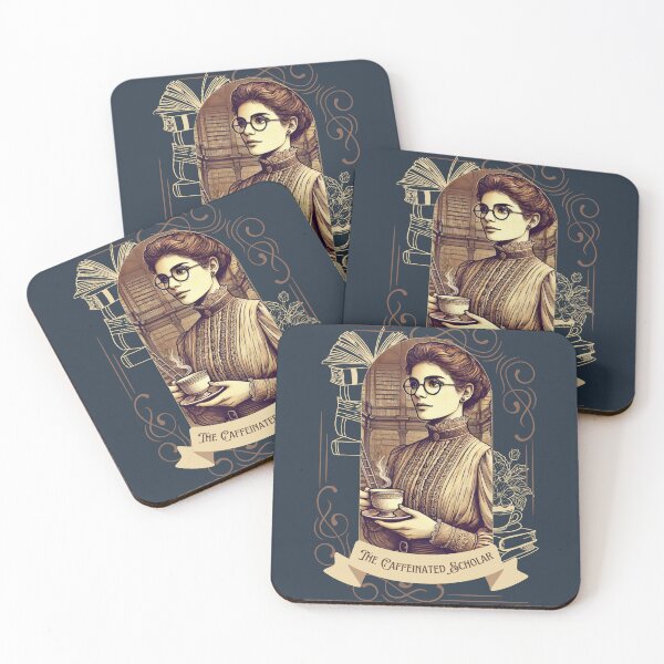 Item preview, The Caffeinated Scholar designed and sold by Mirosi-S.