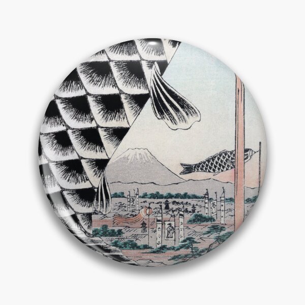 Item preview, Koinobori Over Edo with Mount Fuji designed and sold by MINE Design-Works.