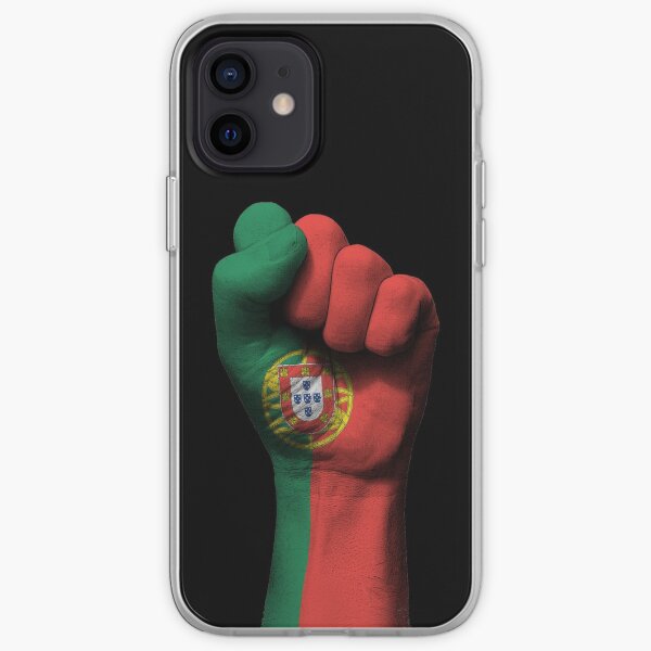 Flag of Portugal on a Raised Clenched Fist iPhone Soft Case