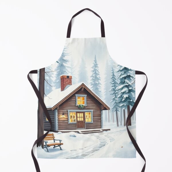 Item preview, Winter cabin in the woods designed and sold by Blob-central.
