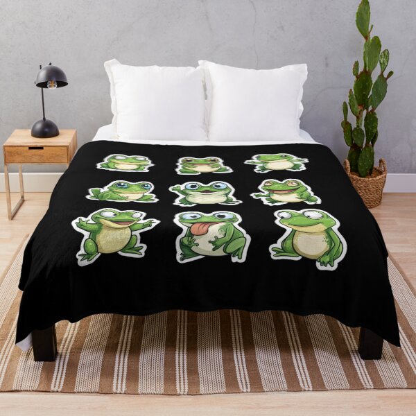 Item preview, cute frogs sticker designed and sold by S-ZYBI.