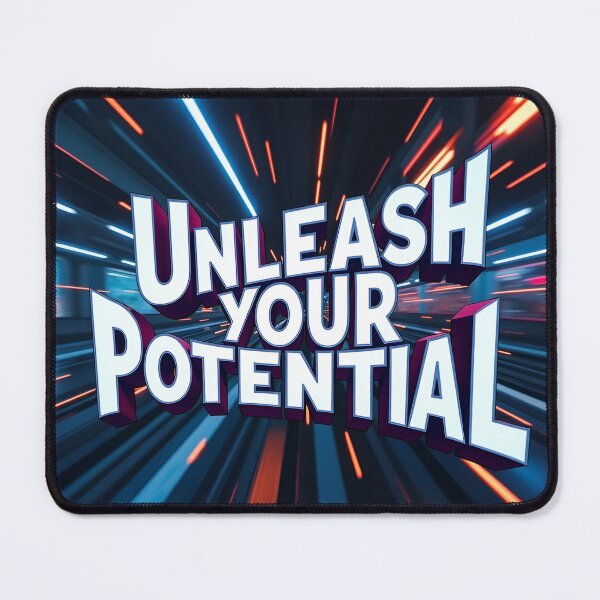 Item preview, Dynamic Motivational Background with 'Unleash Your Potential' Text designed and sold by Creative88Art.