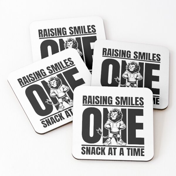 Item preview, Raising Smiles One Snack at a Time - Fun Food Lover Design designed and sold by BDLuck2021.