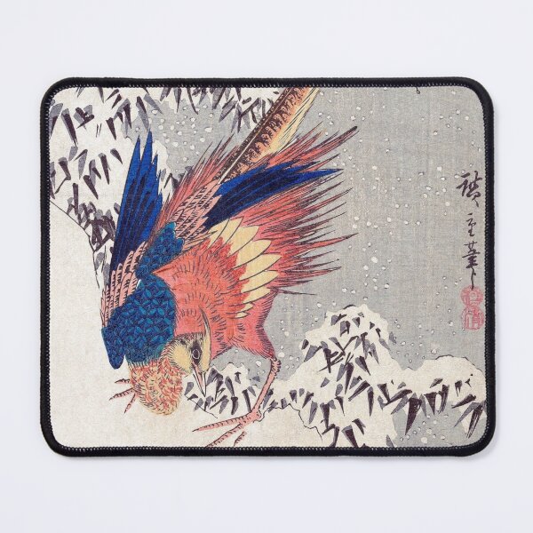 Item preview, Golden Pheasant in a Snowy Landscape designed and sold by MINE Design-Works.