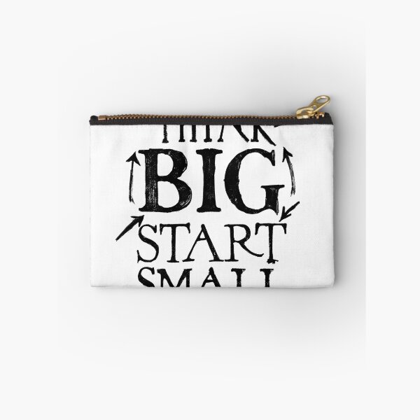 Item preview, Motivational Quote: Think Big, Start Small Typography Design designed and sold by Creative88Art.