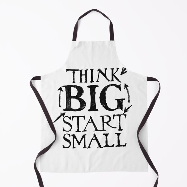 Item preview, Motivational Quote: Think Big, Start Small Typography Design designed and sold by Creative88Art.