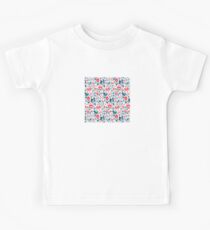 Scandinavian Red Blue Kids Tee