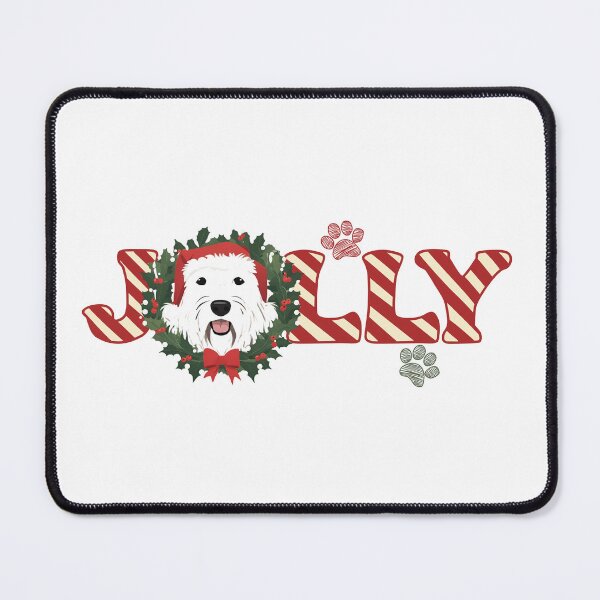 Item preview, Jolly Christmas - South Russian Ovcharka Nose Edition designed and sold by GoodyPaws.