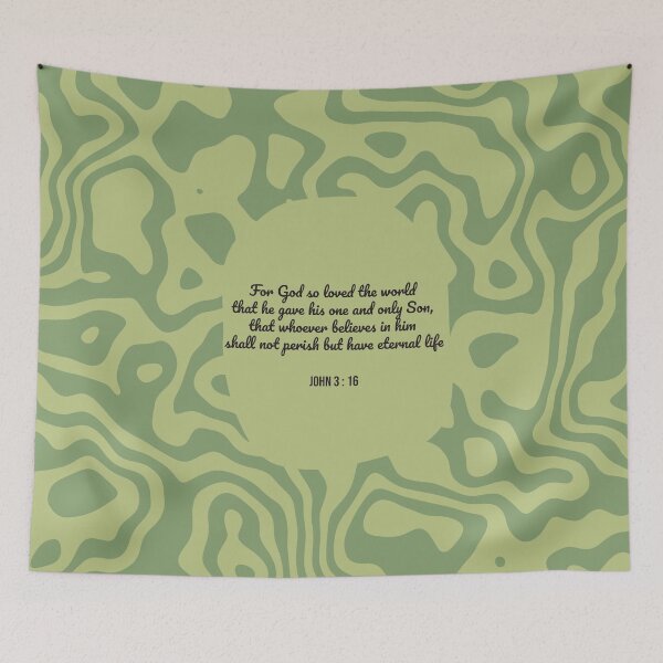 Item preview, John 3 : 16 - For God so loved the world - Bible Passage designed and sold by JF Designs.