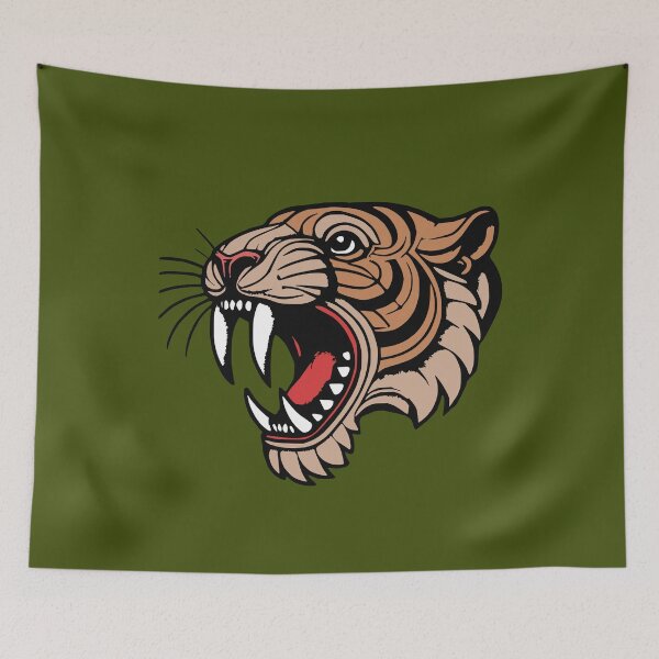Item preview, Smilodon Head - Saber-Toothed Tiger  designed and sold by 2Blue-Dots.