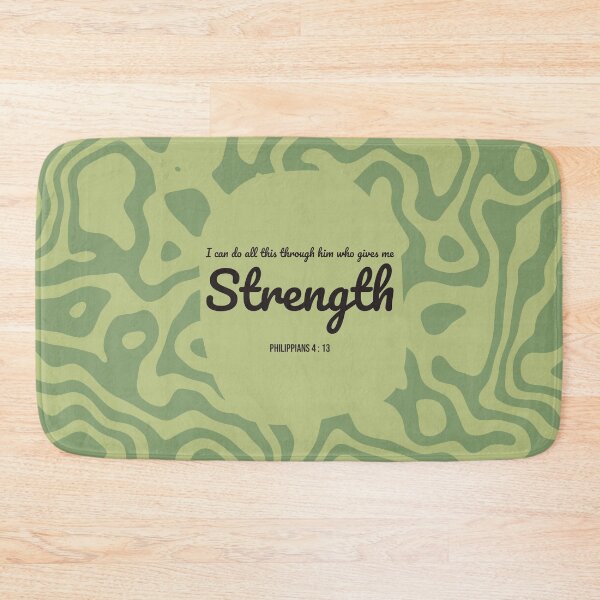 Item preview, Philippians 4 : 13 - Gives me strength - Bible Passage designed and sold by JF Designs.