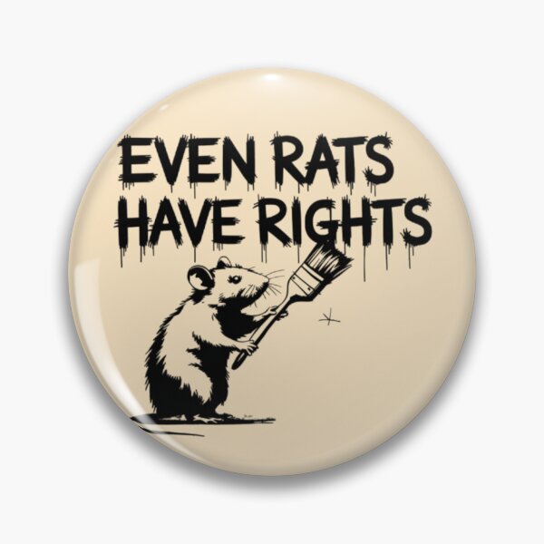 Item preview, Even rats have rights designed and sold by 123ks.