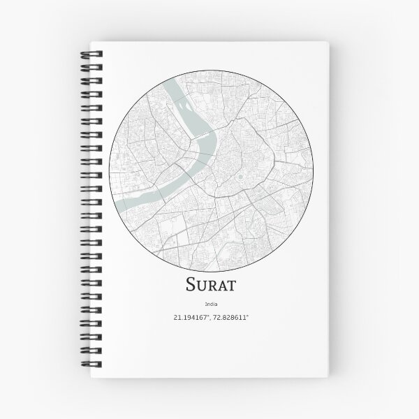 Item preview, Topography of Surat designed and sold by JohnnysHeath.