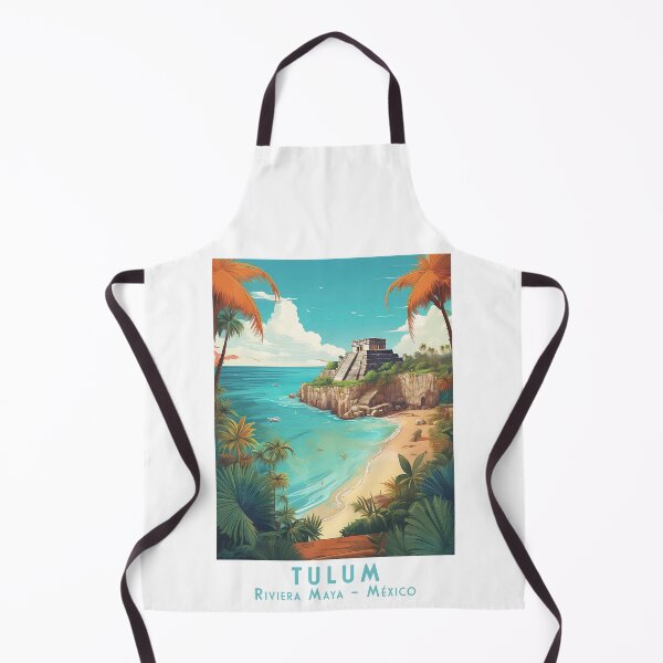 Item preview, Retro Travel Poster: Tulum – Historic Vintage Riviera Maya, Mexico designed and sold by pod24.