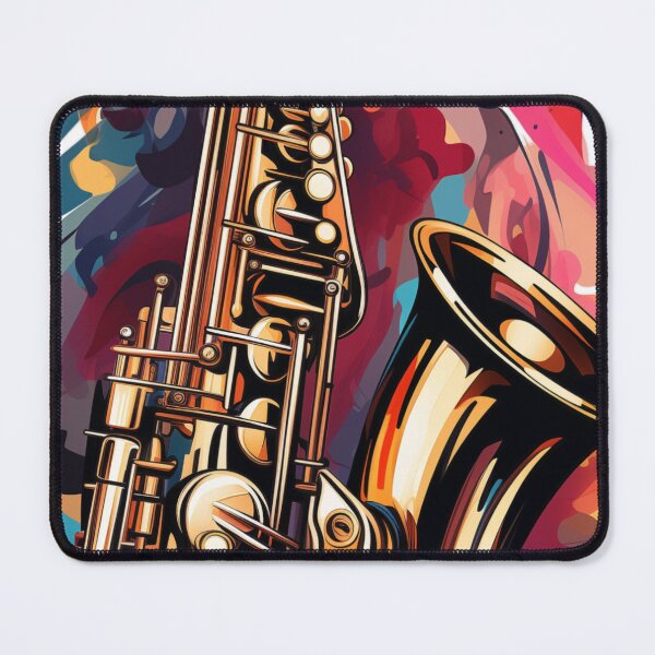 Item preview, Alto saxophone vibrates with music designed and sold by DotLineColor.