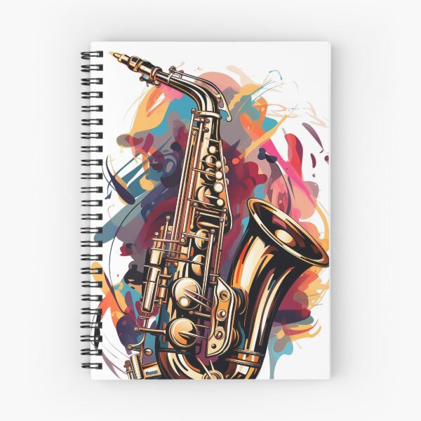 Item preview, Alto saxophone vibrates with music designed and sold by DotLineColor.