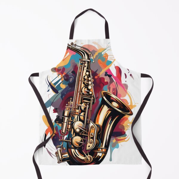 Item preview, Alto saxophone vibrates with music designed and sold by DotLineColor.
