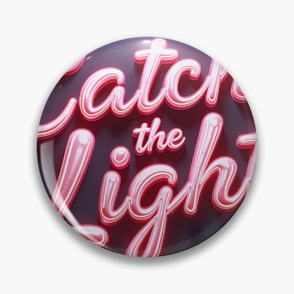Item preview, Catch The Light Neon Sign Against Dark Background designed and sold by Creative88Art.