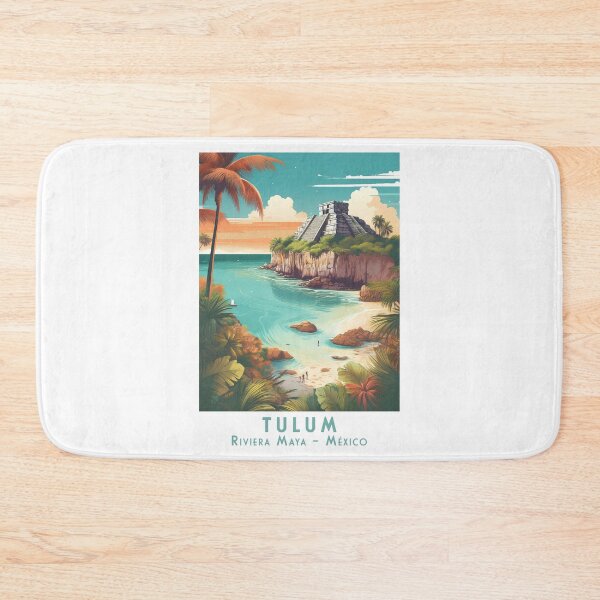 Item preview, Vintage Retro Travel Poster: Tulum – Tropical Riviera Maya, Mexico designed and sold by pod24.