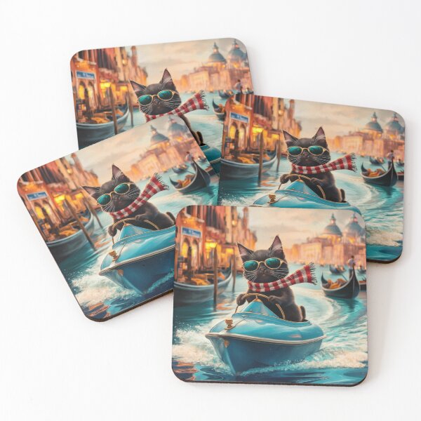 Item preview, Cat on tour - I love Italy! - Venice designed and sold by lavka-xd.