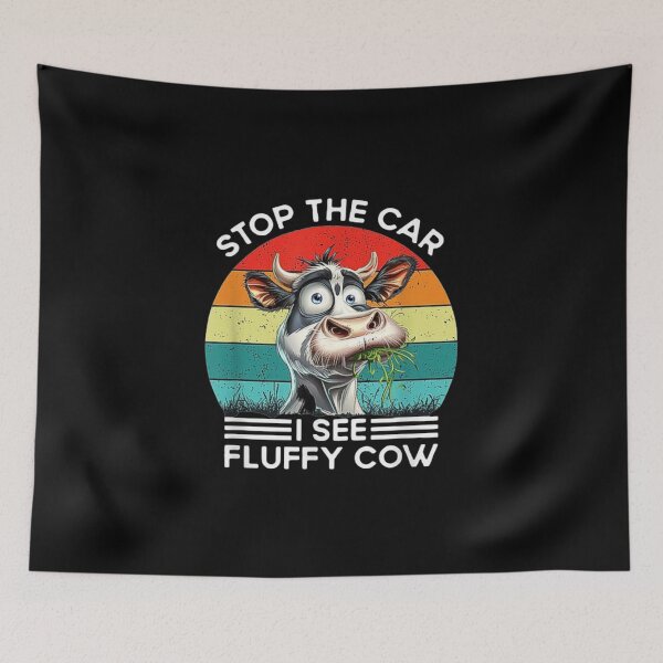 Item preview, Stop The Car I See Fluffy Cow Retro Highland Cow Lover Funny designed and sold by love3617.