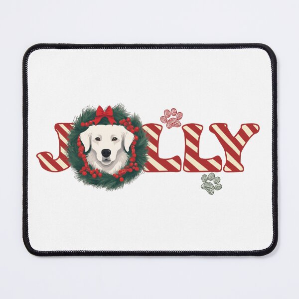 Item preview, Jolly Christmas - Kuvasz Nose Edition designed and sold by GoodyPaws.