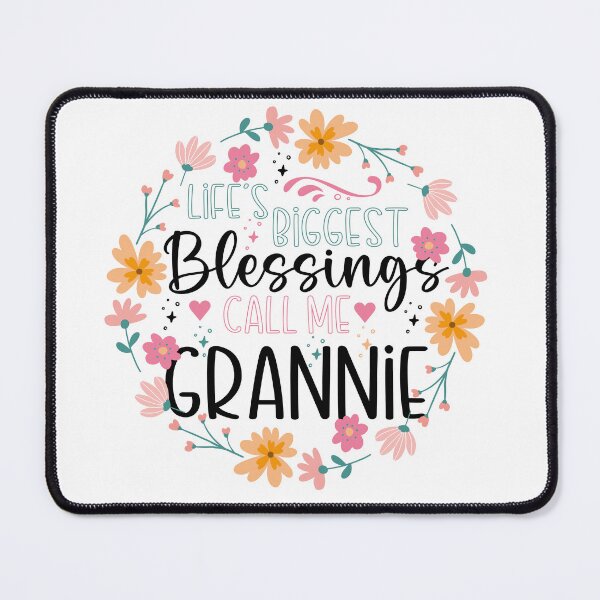 Item preview, Life's Biggest Blessings Call Me GRANNIE - Floral Grandmother Design designed and sold by Tujzui.