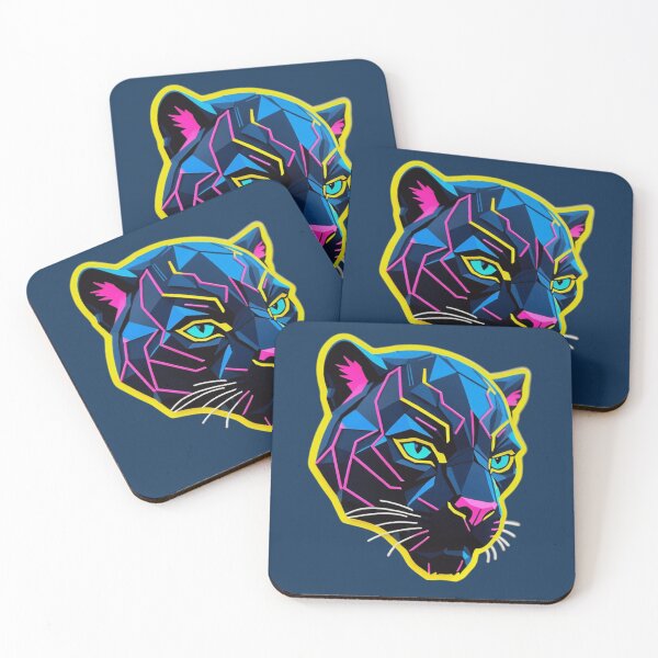 Item preview, Neon Geometric Panther designed and sold by EDigitalStore.
