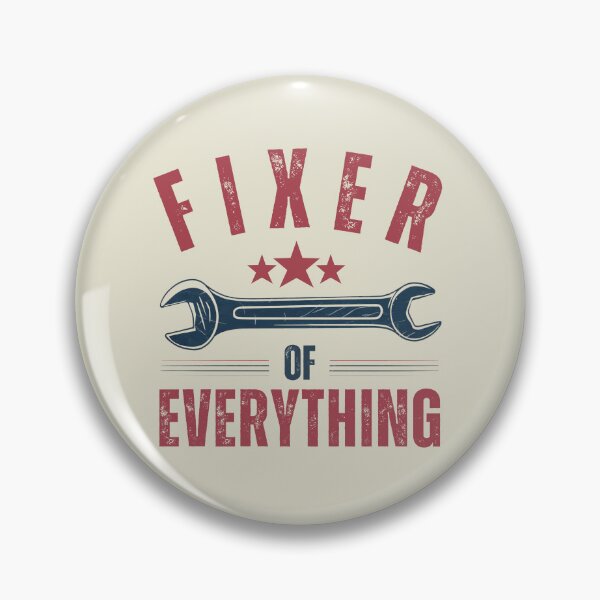 Item preview, Fixer of Everything Tool Enthusiast Funny Surgeon Funny Engineer Funny Mechanic Father`s Day  Vintage Style designed and sold by Anniko Art Studio.