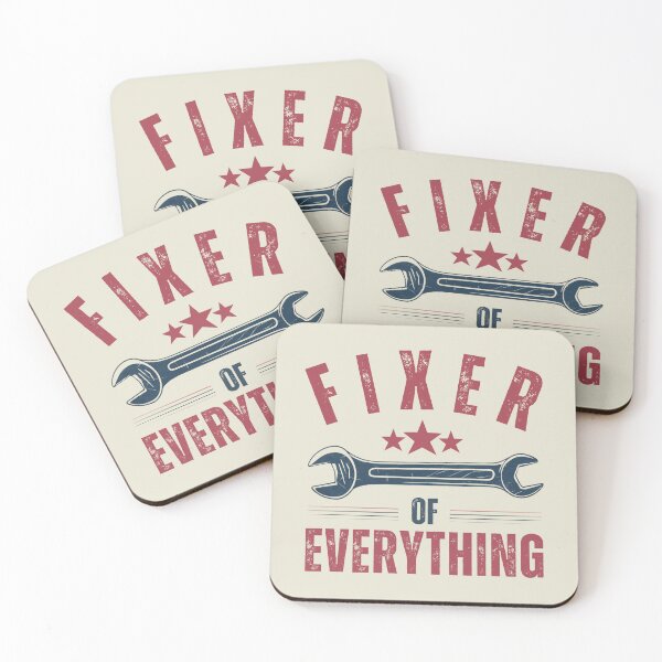 Item preview, Fixer of Everything Tool Enthusiast Funny Surgeon Funny Engineer Funny Mechanic Father`s Day  Vintage Style designed and sold by Anniko Art Studio.