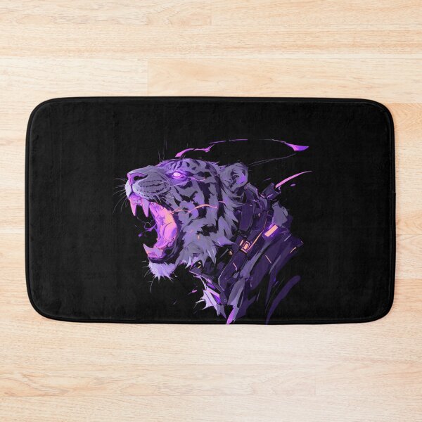 Item preview, Cyber Black Tiger // Black Tiger // Cool Animal // Cyber Animal // Animal Art // Animal Warrior // Animal Cute Art // Gaming Aesthetic stickers designed and sold by SMARTKIT  DESIGNAGENCY.