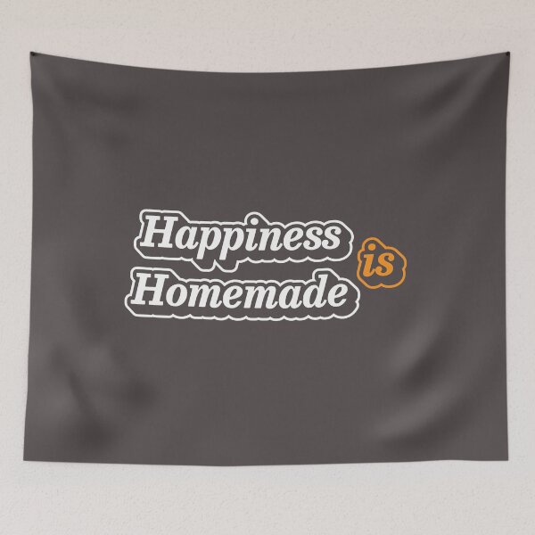 Item preview, 'Happiness is Homemade' Modern Typography designed and sold by trepiu.