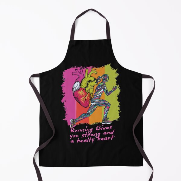 Item preview, Running Gives You Streng And A Healty Heart - Motivational T-shirt For Runners And Athletes designed and sold by Creomix.