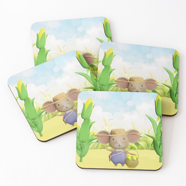 Item preview, Stylized Cute 3D Mouse Corn Farmer  designed and sold by Anicue.