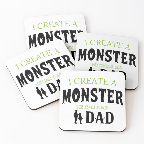 Item preview, I Created a Monster She Calls me Dad T-shirt, Gift from Son Shirt, Funny Dad, Father's Day Shirt for Dad, Daddy Of Girl, Father's Day Gift designed and sold by puurfectcat.