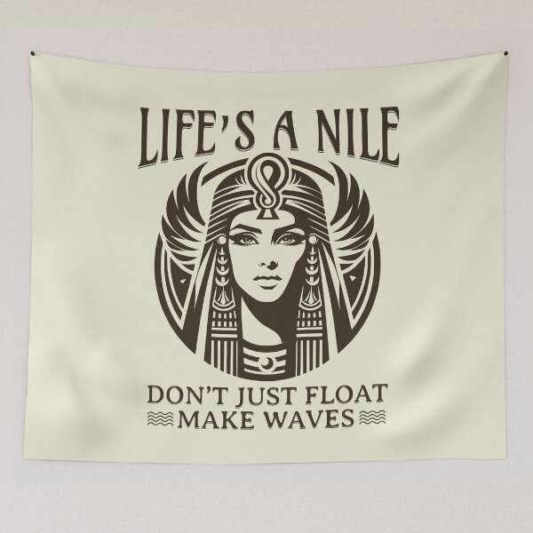 Item preview, Life’s a Nile: Don’t Just Float, Make Waves with This Cleopatra Inspired Design designed and sold by Place-Heritages.